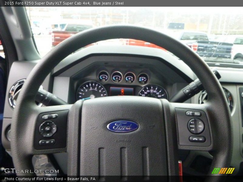 Blue Jeans / Steel 2015 Ford F250 Super Duty XLT Super Cab 4x4