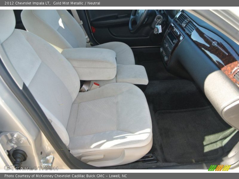 Gold Mist Metallic / Neutral 2012 Chevrolet Impala LT