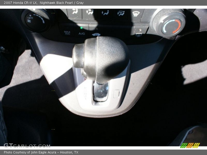 Nighthawk Black Pearl / Gray 2007 Honda CR-V LX