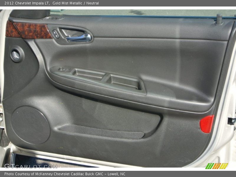 Gold Mist Metallic / Neutral 2012 Chevrolet Impala LT
