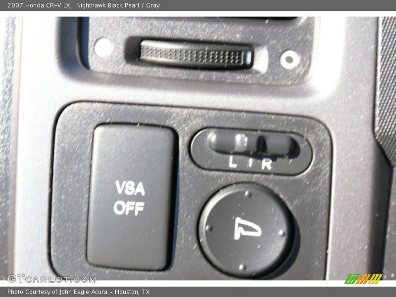 Nighthawk Black Pearl / Gray 2007 Honda CR-V LX