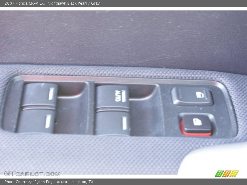 Nighthawk Black Pearl / Gray 2007 Honda CR-V LX