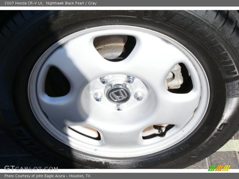 Nighthawk Black Pearl / Gray 2007 Honda CR-V LX