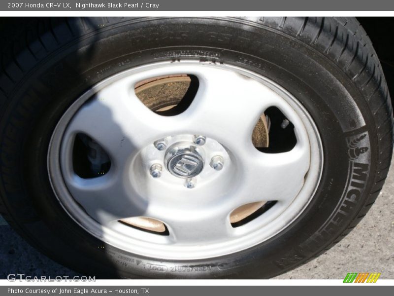 Nighthawk Black Pearl / Gray 2007 Honda CR-V LX