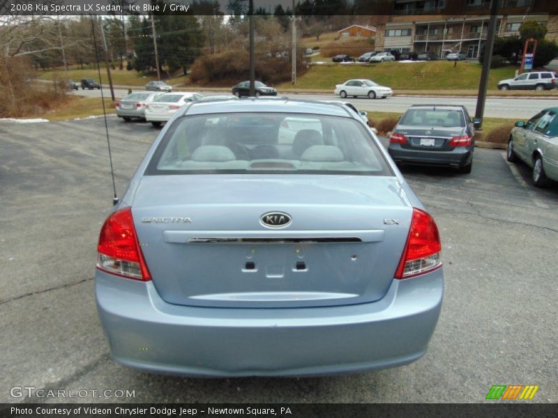 Ice Blue / Gray 2008 Kia Spectra LX Sedan