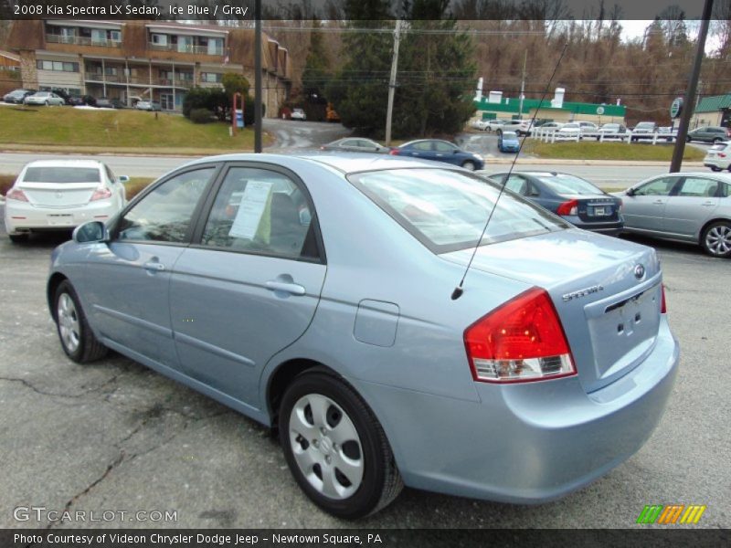 Ice Blue / Gray 2008 Kia Spectra LX Sedan