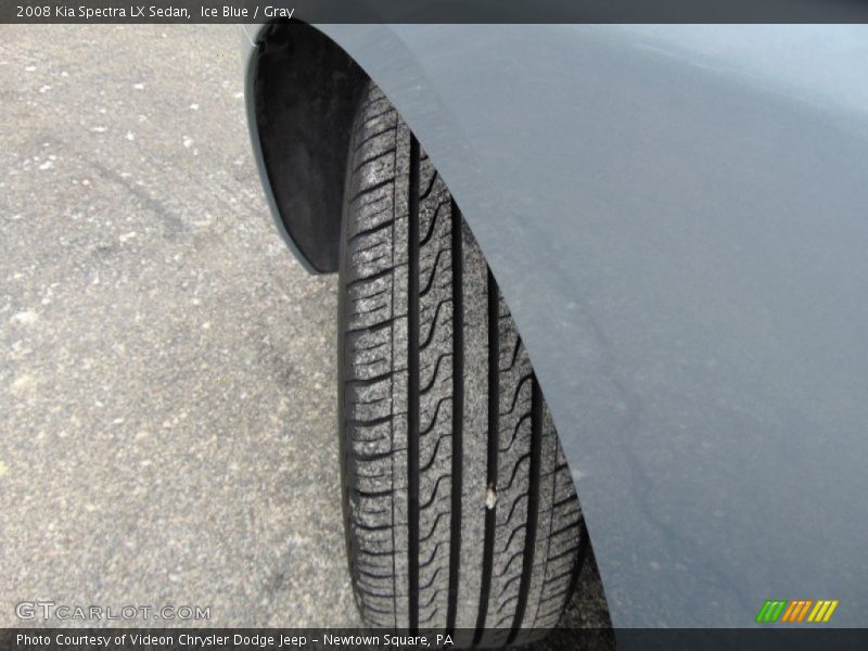 Ice Blue / Gray 2008 Kia Spectra LX Sedan