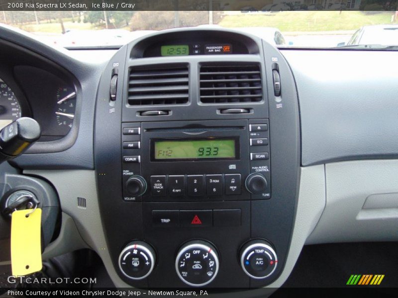 Ice Blue / Gray 2008 Kia Spectra LX Sedan