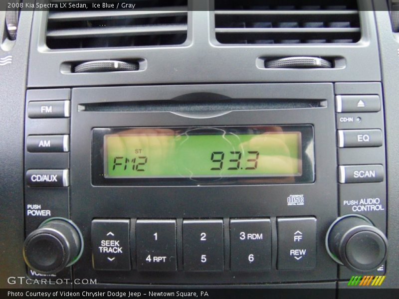 Ice Blue / Gray 2008 Kia Spectra LX Sedan
