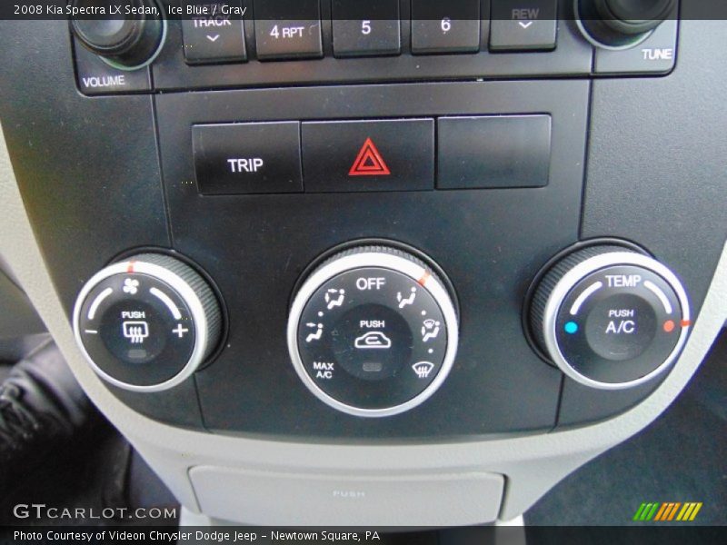 Ice Blue / Gray 2008 Kia Spectra LX Sedan