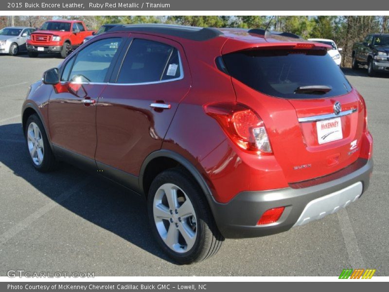 Ruby Red Metallic / Titanium 2015 Buick Encore Leather