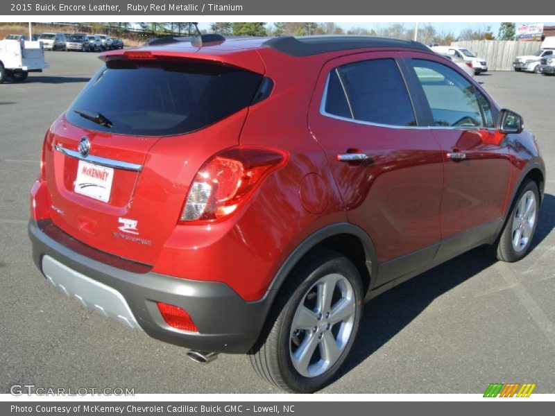 Ruby Red Metallic / Titanium 2015 Buick Encore Leather