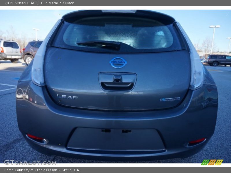 Gun Metallic / Black 2015 Nissan LEAF S