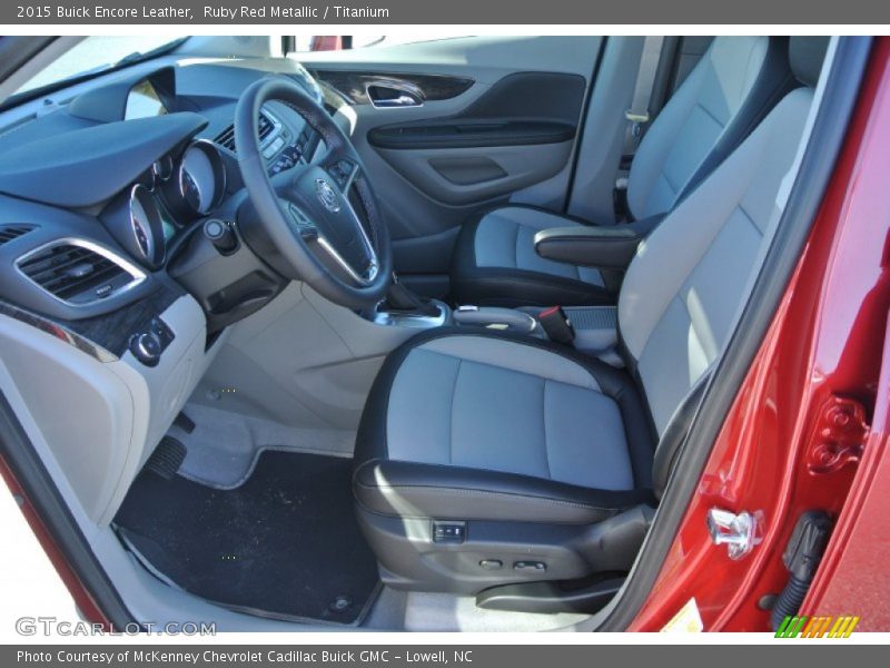 Ruby Red Metallic / Titanium 2015 Buick Encore Leather