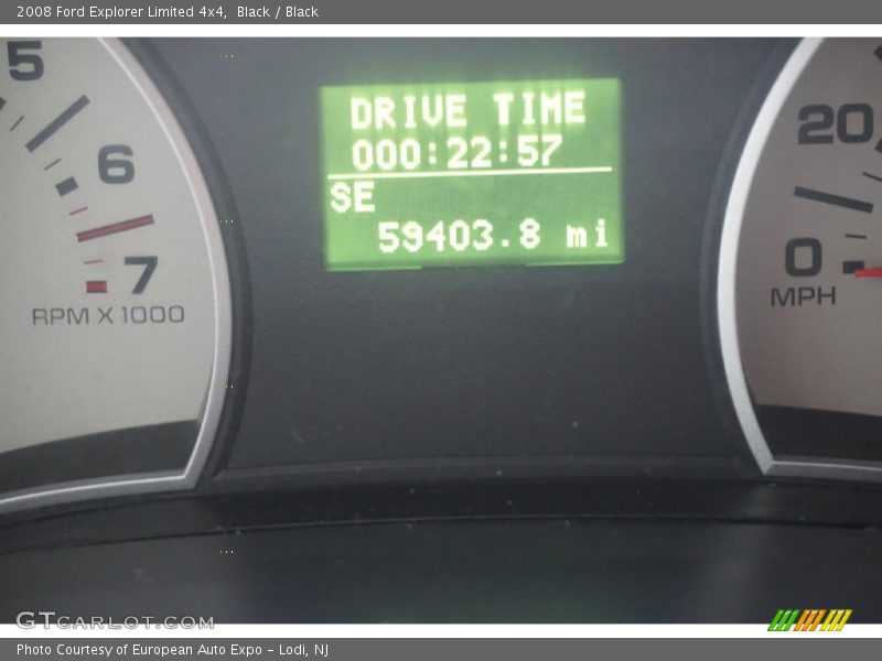 Black / Black 2008 Ford Explorer Limited 4x4