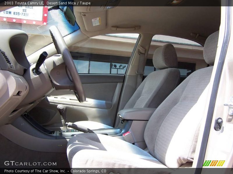 Desert Sand Mica / Taupe 2003 Toyota Camry LE