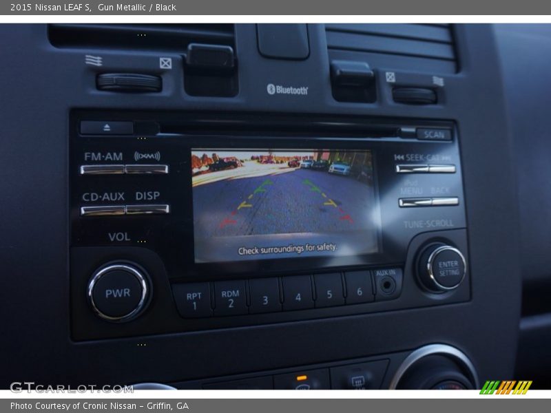 Gun Metallic / Black 2015 Nissan LEAF S