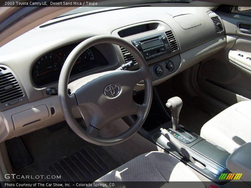 Desert Sand Mica / Taupe 2003 Toyota Camry LE