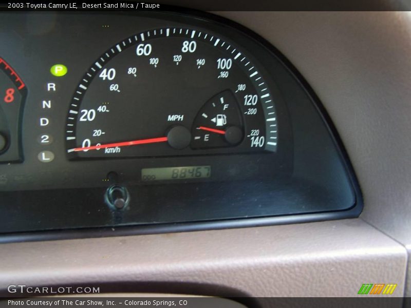 Desert Sand Mica / Taupe 2003 Toyota Camry LE
