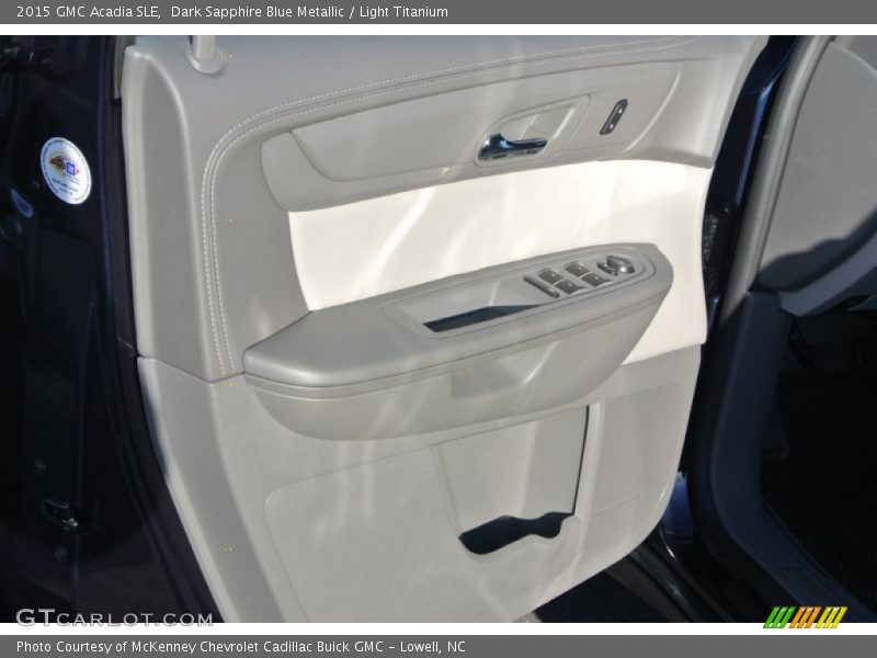 Dark Sapphire Blue Metallic / Light Titanium 2015 GMC Acadia SLE