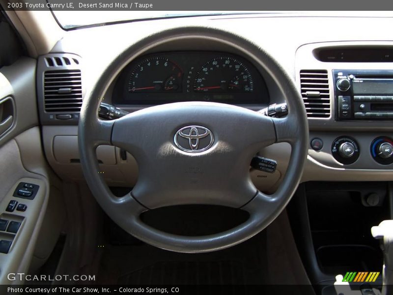 Desert Sand Mica / Taupe 2003 Toyota Camry LE
