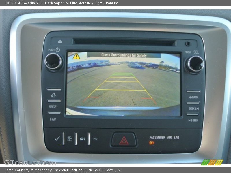 Dark Sapphire Blue Metallic / Light Titanium 2015 GMC Acadia SLE
