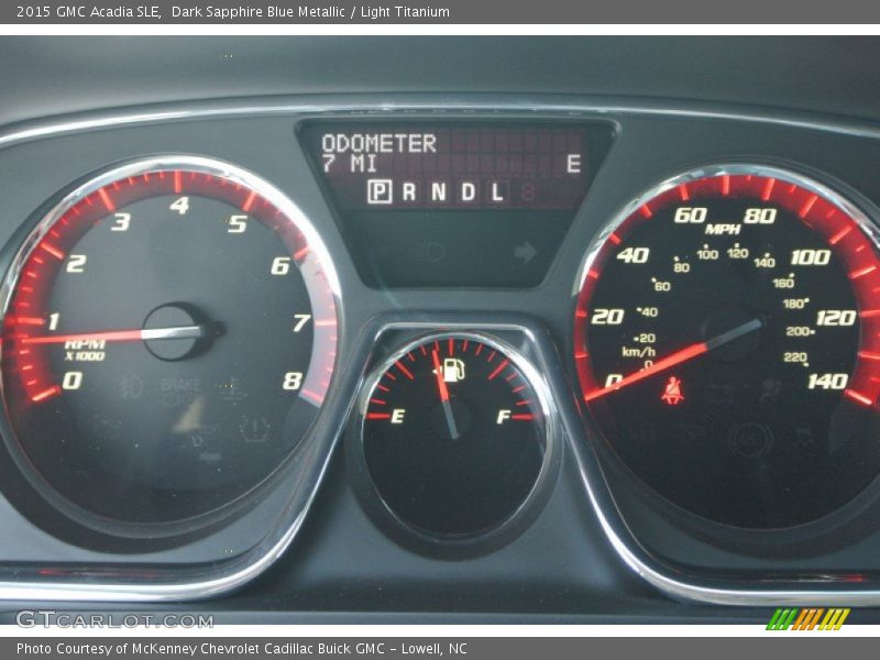 Dark Sapphire Blue Metallic / Light Titanium 2015 GMC Acadia SLE