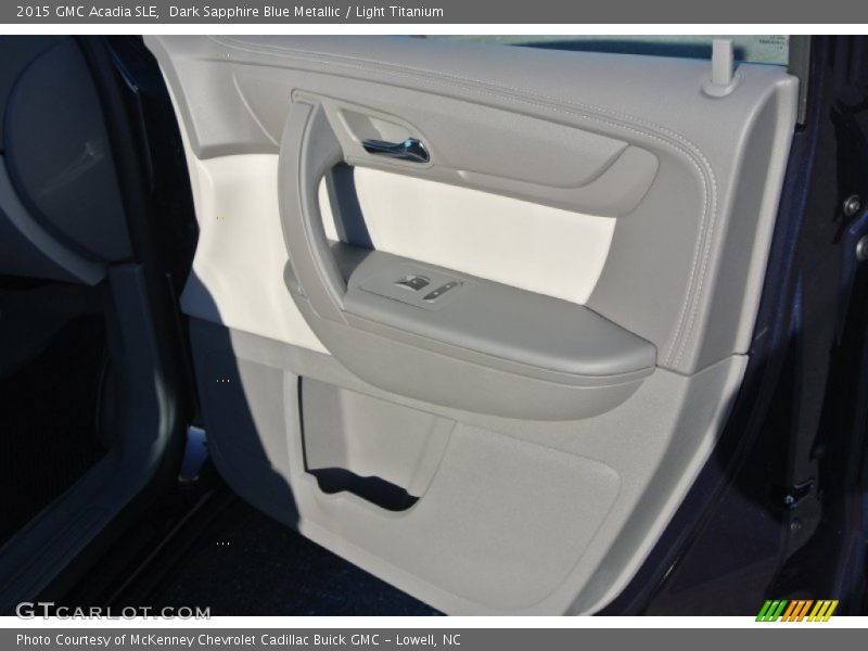 Dark Sapphire Blue Metallic / Light Titanium 2015 GMC Acadia SLE