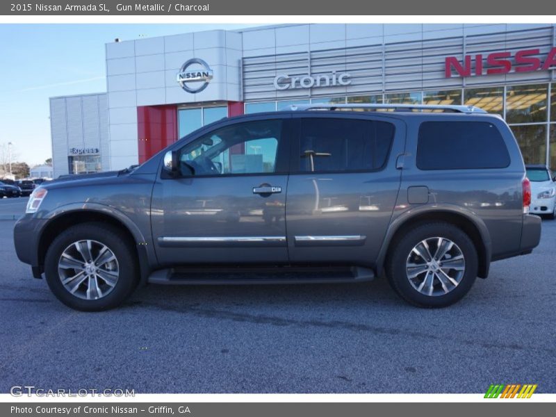 Gun Metallic / Charcoal 2015 Nissan Armada SL