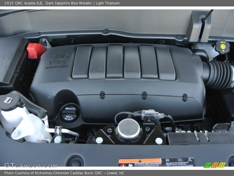 Dark Sapphire Blue Metallic / Light Titanium 2015 GMC Acadia SLE