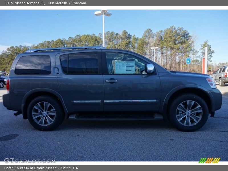 Gun Metallic / Charcoal 2015 Nissan Armada SL