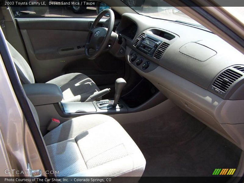 Desert Sand Mica / Taupe 2003 Toyota Camry LE