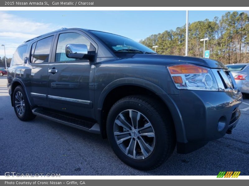 Gun Metallic / Charcoal 2015 Nissan Armada SL