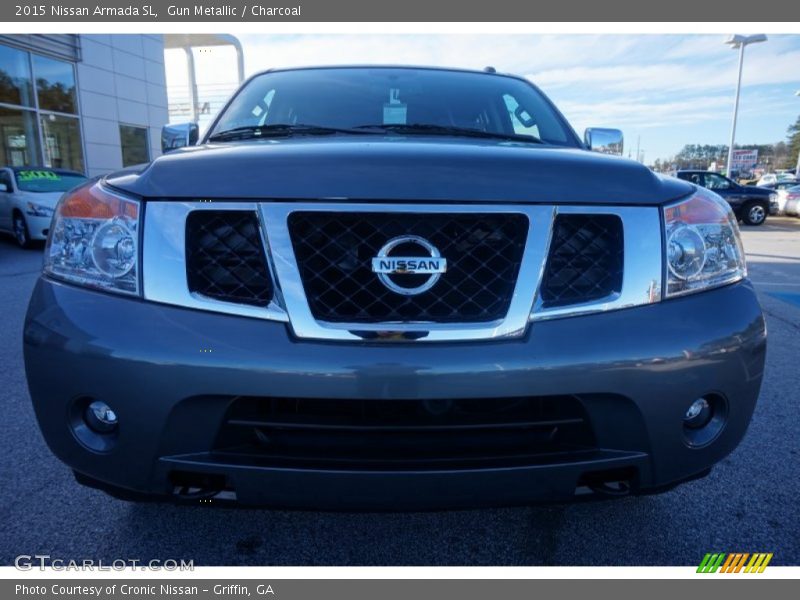 Gun Metallic / Charcoal 2015 Nissan Armada SL