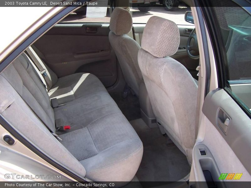 Desert Sand Mica / Taupe 2003 Toyota Camry LE