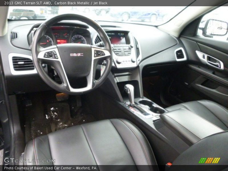 Carbon Black Metallic / Jet Black 2013 GMC Terrain SLT AWD