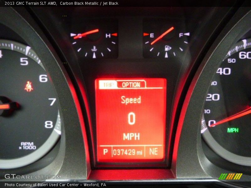 Carbon Black Metallic / Jet Black 2013 GMC Terrain SLT AWD
