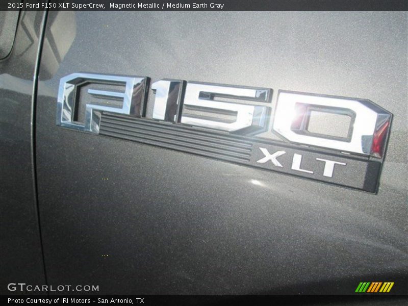 Magnetic Metallic / Medium Earth Gray 2015 Ford F150 XLT SuperCrew