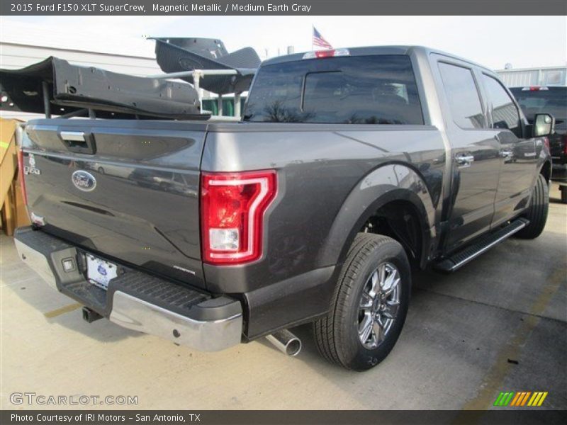 Magnetic Metallic / Medium Earth Gray 2015 Ford F150 XLT SuperCrew