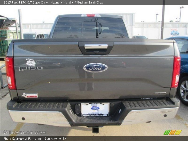 Magnetic Metallic / Medium Earth Gray 2015 Ford F150 XLT SuperCrew