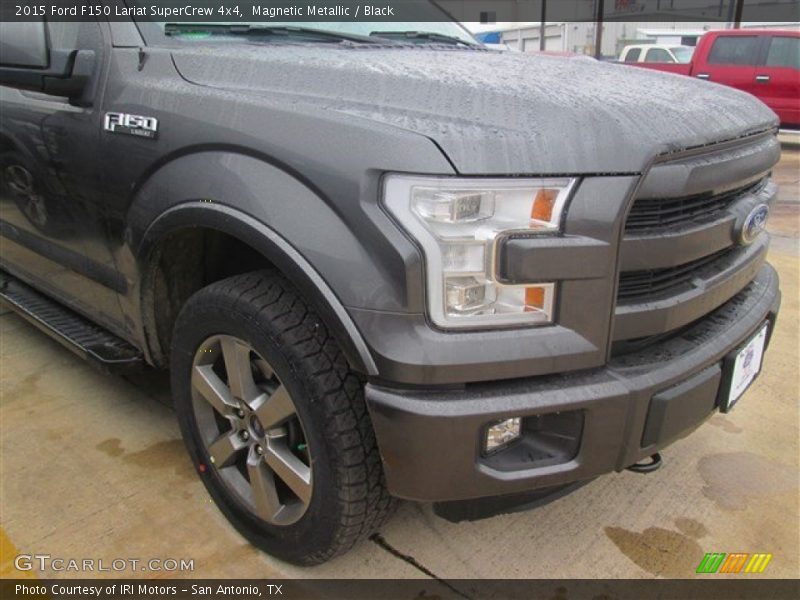 Magnetic Metallic / Black 2015 Ford F150 Lariat SuperCrew 4x4