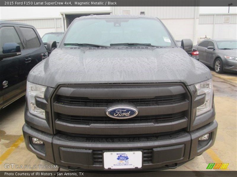 Magnetic Metallic / Black 2015 Ford F150 Lariat SuperCrew 4x4