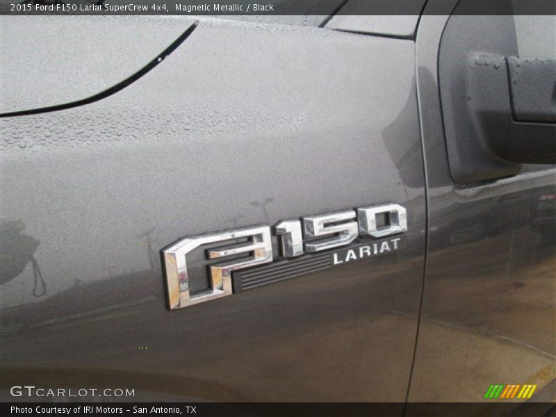 Magnetic Metallic / Black 2015 Ford F150 Lariat SuperCrew 4x4