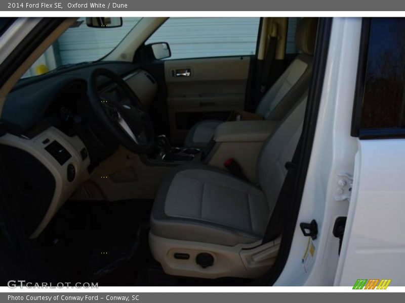 Oxford White / Dune 2014 Ford Flex SE