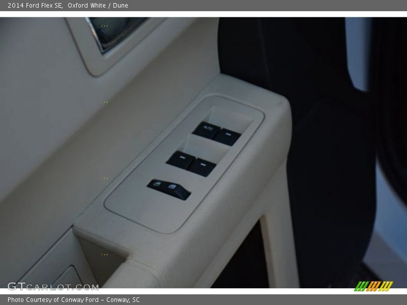 Oxford White / Dune 2014 Ford Flex SE