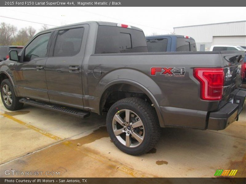 Magnetic Metallic / Black 2015 Ford F150 Lariat SuperCrew 4x4