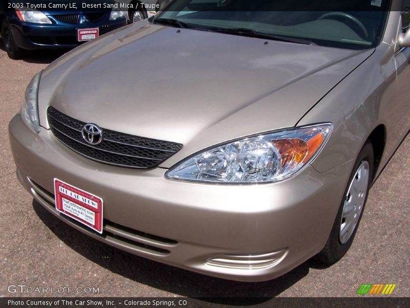 Desert Sand Mica / Taupe 2003 Toyota Camry LE