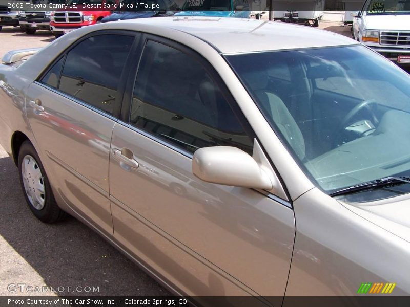 Desert Sand Mica / Taupe 2003 Toyota Camry LE