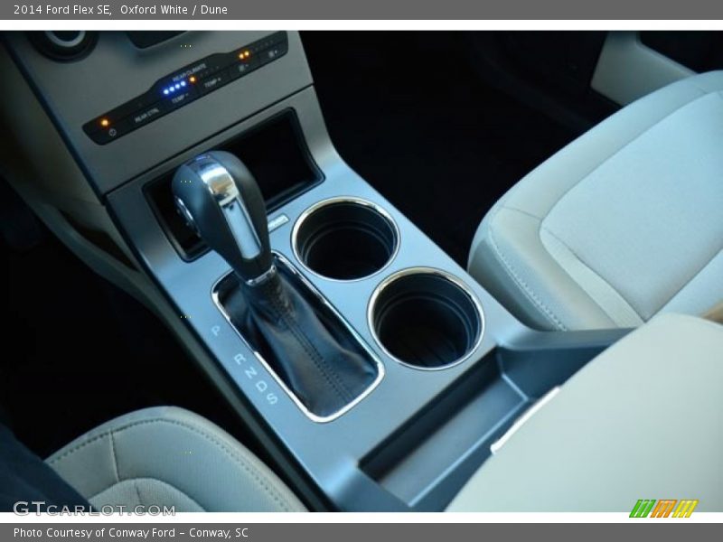 Oxford White / Dune 2014 Ford Flex SE