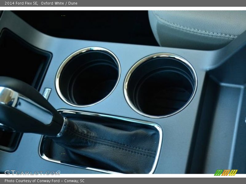 Oxford White / Dune 2014 Ford Flex SE